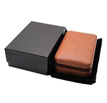 DPLQX sigari armadi, Durevole Buona Tenuta Portatile Legno Cedro con igrometro e umidificatore humidor per sigari ammezzati humidor per sigari adorini,Brown_203x127x77mm/8x5x3in