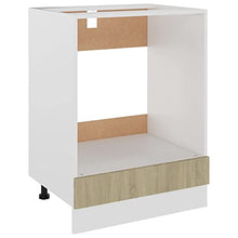 vidaXL Armadio per Forno Rovere Sonoma 60x46x81,5 cm in Truciolato