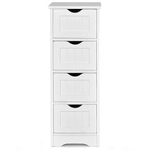 DREAMADE Armadio Multiuso, Armadio da Bagno, Mobile con Cassetti, Armadio Camera da Letto Salvaspazio, 30 x 30 x 82 cm, Bianco