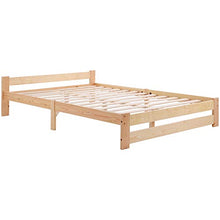 WGYDREAM Letto Base Solida della Rete Struttura del Letto in Legno Letto Futon con Testiera E Rete A Doghe Struttura Letto Singolo Facile Montaggio Naturale ， 200x140cm
