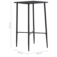 Tidyard Set 5 pz da Bar Design Moderno Alto in Tessuto Verde,Set Tavolo Quadrato e 4 Sedie da Bar Alti in Tessuto,Set Tavolo e Sedie da Cucina Design Moderno in Tessuto