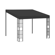 Tidyard Gazebo a Parete Crema/Antracite in Tessuto 3x3 m /3x4 m/3x6 m,Gazebo Pergola,Gazebo Pergolato 3x3 m/3x4 m/3x6 m