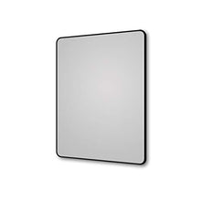 Specchio da bagno con cornice in alluminio, rettangolare, 60 x 80 cm