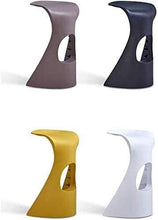 Suge Bar Sedie Colazione Cucina sgabelli da Bar Sgabello Set Sgabello da Bar Sgabello Alto Sgabello Colazione Sgabello da Bar di 2 Pezzi Multicolori Sgabello da Bar Bianco (Color : Yellow)