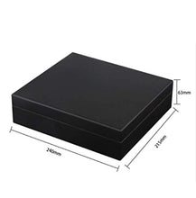 DPLQX sigari armadi Humidor per sigari, sigari armadi Humidor per sigari Piccole Dimensioni Viaggio humidor per sigari ammezzati Facile da Portare in Giro,Brown_240x215x63mm/9x8x2in