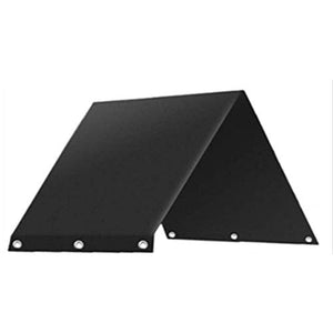 ZXD Dondolo Coperti da Giardino Impermeabile Tettoia 132X226CM Giardinaggio Dotazioni Giardino Swing Ombra Tenda Incatramata for Giardino Parco Giochi (Color : Black)