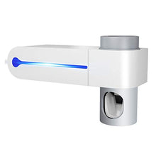 DWW Sterilizzatore spazzolino UV Parete aspirazione Bagno dentifricio portaspazzolino Automatico Set di Creme dentifricio spremere