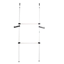 GOTOTOP Appendiabiti Telescopico Armadio Telescopico,Sistema Regolabile di organizzazione, Cabina Armadio Componibile, Altezza Regolabile (139cm)