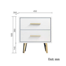 GXT WGZ- Comodino Camera Locker, Camera da Letto Comodino, Soggiorno Locker, Living Room Divano Fianco del Mobile (Color : White-a)