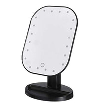 Belleashy Specchio Trucco A Batteria 20 LED Specchio Trucco Luce Desktop Home Touch Screen 180 ° Angolo Regolabile Specchio Portatile Illuminato Per Bagno