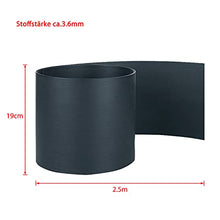 Froadp 10 Pezzi Schermi Divisori e Protettivi Visione Protezione Schermo in Rigido PVC Frangivento Oscurante per Il Giardino Recinto o Balcone 2.5m x 19cm(Antracite)