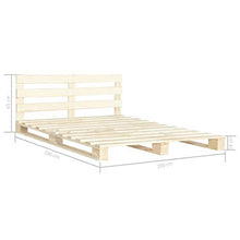 SKM Giroletto in Pallet di Legno Massello di Pino 200x200 cm (41.6kg)