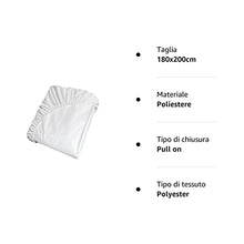 Amazon Brand - Umi Coprimaterasso Impermeabile Proteggi Materasso Traspirante Anallergico Antiacari Antibatterico - 180x200cm