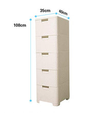 XU-zgang Comodino camera da letto, Wc multistrato Bagno Accessori da toilette Tipo di cassetto Armadio di finitura Salotto Armadietti vari, 35 * 40 * 108CM Scatola di immagazzinaggio multistrato