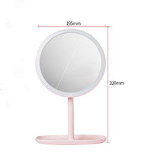 Specchio cosmetico di vanità delle luci del LED Specchio for il trucco a LED a specchio a soffitto pieghevole con lampada Desktop Fill Light Specchio Desktop Desktop Illuminato portatile per il bagno