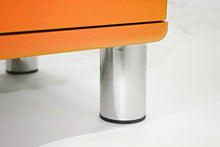 TENZO Comodino di Design, Arancione, 54 x 60 x 41 cm