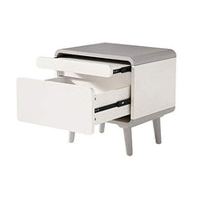 LSX-Comodino Comodino, Mini Kaki Piccolo + Comodino Nordico Minimalista Bianco Retro, Adatto per Soggiorno/Camera da Letto/Studio, 51x39x51cm OYO