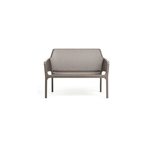 Nardi Panchina impilabile da Giardino Net Bench cm 116 in Polipropilene Fiberglass (Bianco)