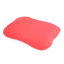 HIMFL Cuscino per Bambini Cuscino a Doppia Faccia Color Cotone Baby Cuscino Memory Foam Baby Cuscino a Forma di Cuscino e Federa,Rosso