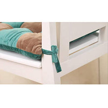 HYLX Cuscino Sedile, Cuscino Sedia, Cuscino Sgabello Rotondo, Cuscino Sedia Floreale Antiscivolo in Cotone Spesso, per Giardino, terrazza Esterna