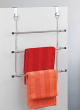 Zeller 18400 Portasciugamani da porta, cromato, 47,5x56 cm
