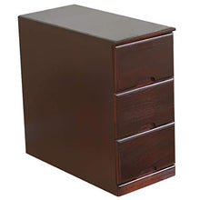 WSNBB Classificatore in Legno Massello Comodino, 3 Cassetti, Ampio Vano Contenitore, L61,5 Cm * L 30 Cm * H60 Cm (Color : B)