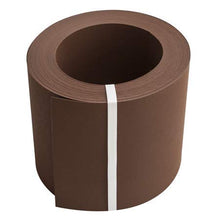 Strisce di protezione per recinzioni in termoplastica per giardino, terrazzo, balcone, in polipropilene PP resistente ai raggi UV, arancione Skin marrone (RAL 8011) 19 cm x 26 m = 4,94 m2