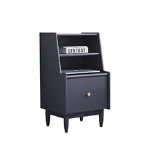 WGZ- Comodino Camera Locker, Camera da Letto Comodino, Soggiorno Locker, Living Room Divano Fianco del Mobile (Color : Gray)