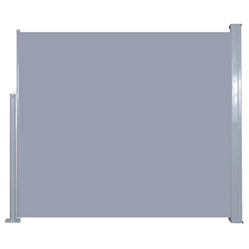 Festnight Tenda da Sole Laterale Retrattile,Tenda Paravento Divosore da Terrazzo Balcone Giardino per Esterno Nero/Crema/Blu/Rossa/Grigio/Marrone 300 x 120 cm/160 x 500 cm