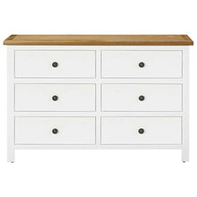 vidaXL Legno Massello di Rovere Cassettiera Credenza Madia Armadietto Armadio con Cassetti Mobiletto Comò Mobile Arredamento 105x33,5x73 cm