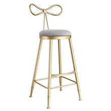 XHCP Mobili da Soggiorno Sgabelli Sgabelli da Bar Moderni Grigi Sedia da Pranzo con Schienale ad Arco e Sedile in Velluto, Sgabelli da Bar per Cucina Colazione Pub Lounge Chair Poggiapi