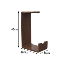 Porta Vino Legno Indipendente Wine Rack Dell'organizzatore di Immagazzinaggio for I Piani Cucina, Tavolo, Dispensa, Tenere Premuto 1 Bottiglie di Vino E 2 Bicchieri, Noce
