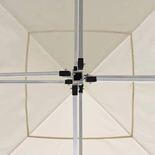 Festnight Gazebo da Giardino Gazebo 2x2 m in Alluminio Pieghevole Gazebo Richiudibile con Pareti Tende Gazebo Chiuso Impermeabile Tendone da Esterno 280 g/m²