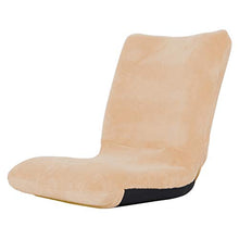 SMC Pieghevole Letto Singolo sulla Piccola Poltrona Lazy Small Sofa Dormitory bay Window Divano Semplice (Color : Light Brown)