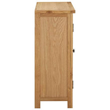 vidaXL Legno Massello di Rovere Cantinetta per Vini Portabottiglie Rastrelliera per Vini Mobiletto per Bottiglie Mobili per la Cucina 80x32x80 cm