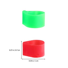 Cabilock 200Pcs Anelli di Piccione Vuoti Anello Colorato Piede Anello Gestione degli Uccelli Piccione Anello di Quaglia Strumenti di Alimentazione degli Animali Colorati