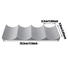 Portabottiglie per Vino in Stile Europeo, 2 Pezzi Portabottiglie in Plastica, Organizzatore di Portabottiglie per Cucina, Frigorifero, Ristorante, Bar, Vino, Bevande (Grigio)
