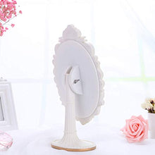 AOIWE Specchio Specchio Europeo Specchio Creativo Princess Mirror Desktop Vanity Specchio Portatile HD Cosmetico Resina Desktop Single Sideed Beauty Salon Specchio Specchio Specchio Specchio