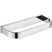 Melairy SUS304 - Anello portasciugamani in acciaio inox con finitura argento, montaggio a parete, per bagno e bagno (cromato)