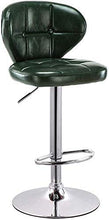 Posto a sedere Sedia alta Sgabello Sgabelli Sedia con PU schienale del sedile regolabile in altezza di sollevamento su ruote for la prima colazione Ristorante Bar |Café Bar Stool cromato Piastra Max B