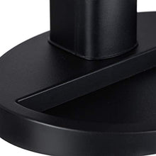 Relaxdays Specchio Trucco con Luce LED, con Base da Tavolo, Specchietto con Illuminazione, HLP: 28,5x17x12 cm, nero