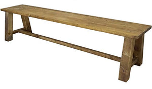 total wood 2012 Panchina in Legno Abete 150x38.5x45 cm impregnata Noce Scuro
