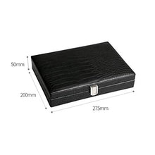 ZYING Portatile da Viaggio in Pelle Cigar Box - Wearable, Sealed, Portatile Cigar Humidor Valigia con igrometro e umidificatore