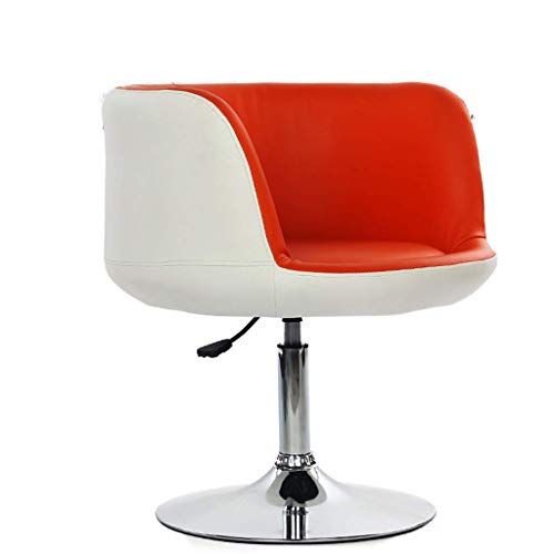 Poltrone Nubao Dressing Chair Cuoio Altezza Regolabile Bellezza Sedia Restaurant Cafe Salone di Bellezza Bar Bar Rotonda Sgabello Girevole (Colore: A4, Formato: 48 * 43-55CM)