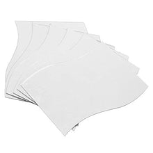 Fdit 6Pcs / Set Adesivo per parete a specchio Combinazione di decorazioni domestiche per bagno a forma di onde