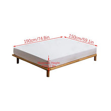 GFEU Coprimaterasso impermeabile con tasca profonda traspirante per letto matrimoniale/singolo (150 x 190 cm)