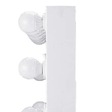 OldFe 80x65cm Il Specchio Trucco Tonde Professionale 14pz LED Il Specchio Trucco con Luci Regolabili in Bianco