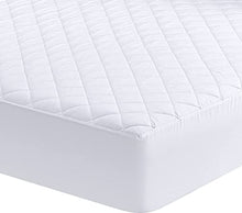 Utopia Bedding Coprimaterasso Trapuntato 160x200 cm, Coprimaterasso Fino a 30 CM di profondità, Materasso Topper (Bianco)
