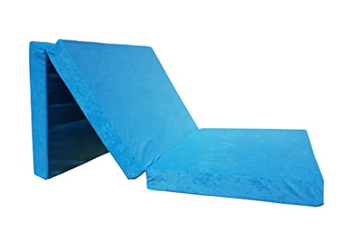 Materasso pieghevole emergenza 195 x 65 x 8 cm (blu 1331)