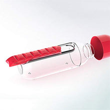 WSN PortaPillole Settimanale Portapillole Portatile 2 in 1, Scatola Porta-Pillole a 7 Scomparti con Borraccia, pianificatore di vitamine ad Alta capacità, può Essere trasportato all'aperto,Rosso